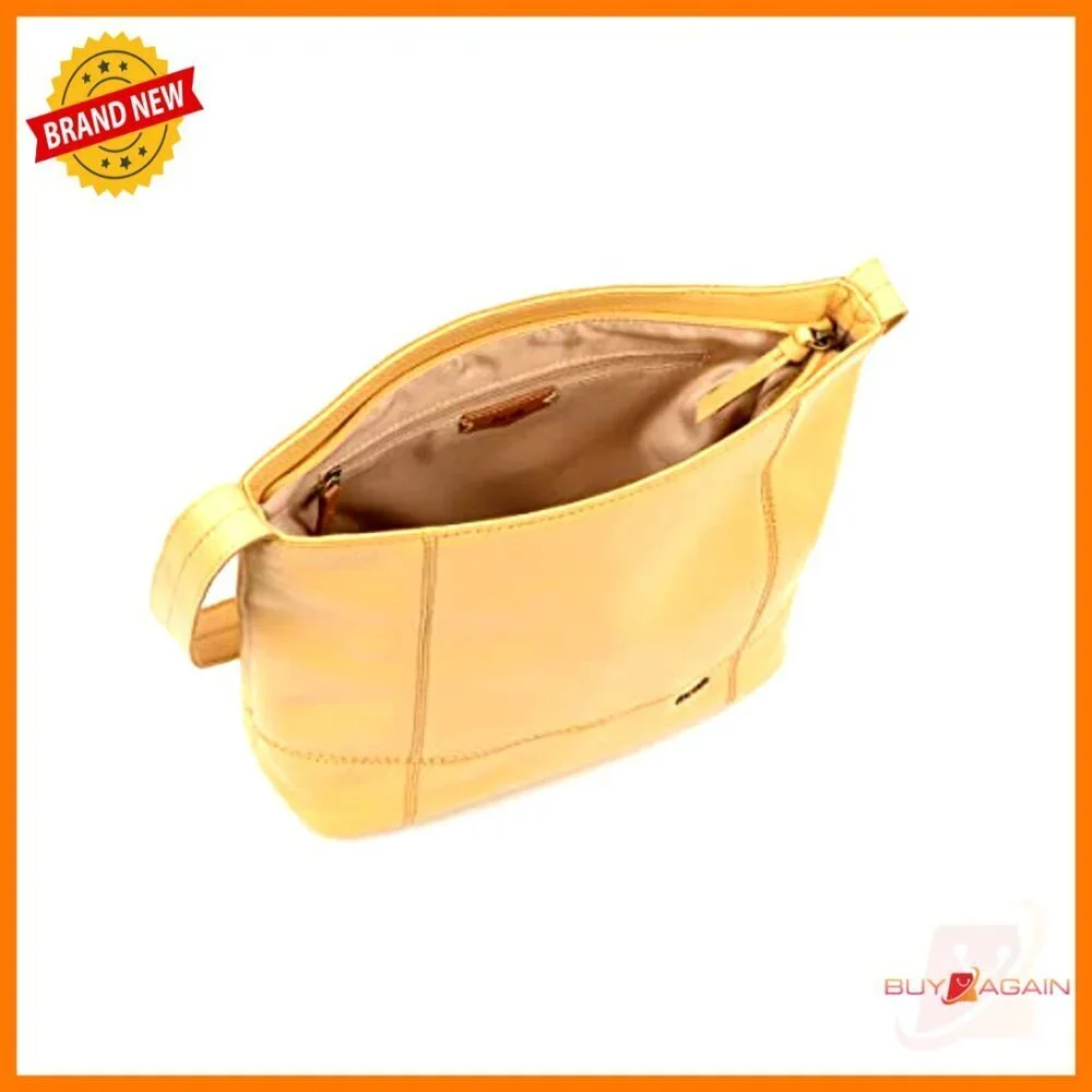 Large Leather Hobo Bag with Zipper Pockets for Everyday Travel